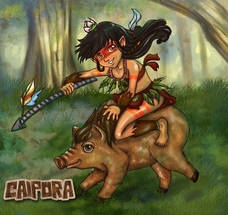 imagem da Lenda da Caipora